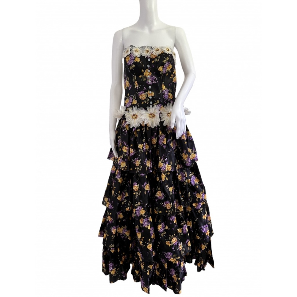 Dolce & Gabbana silk floral gown